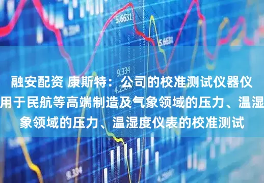 融安配资 康斯特：公司的校准测试仪器仪表设备，可广泛应用于民航等高端制造及气象领域的压力、温湿度仪表的校准测试